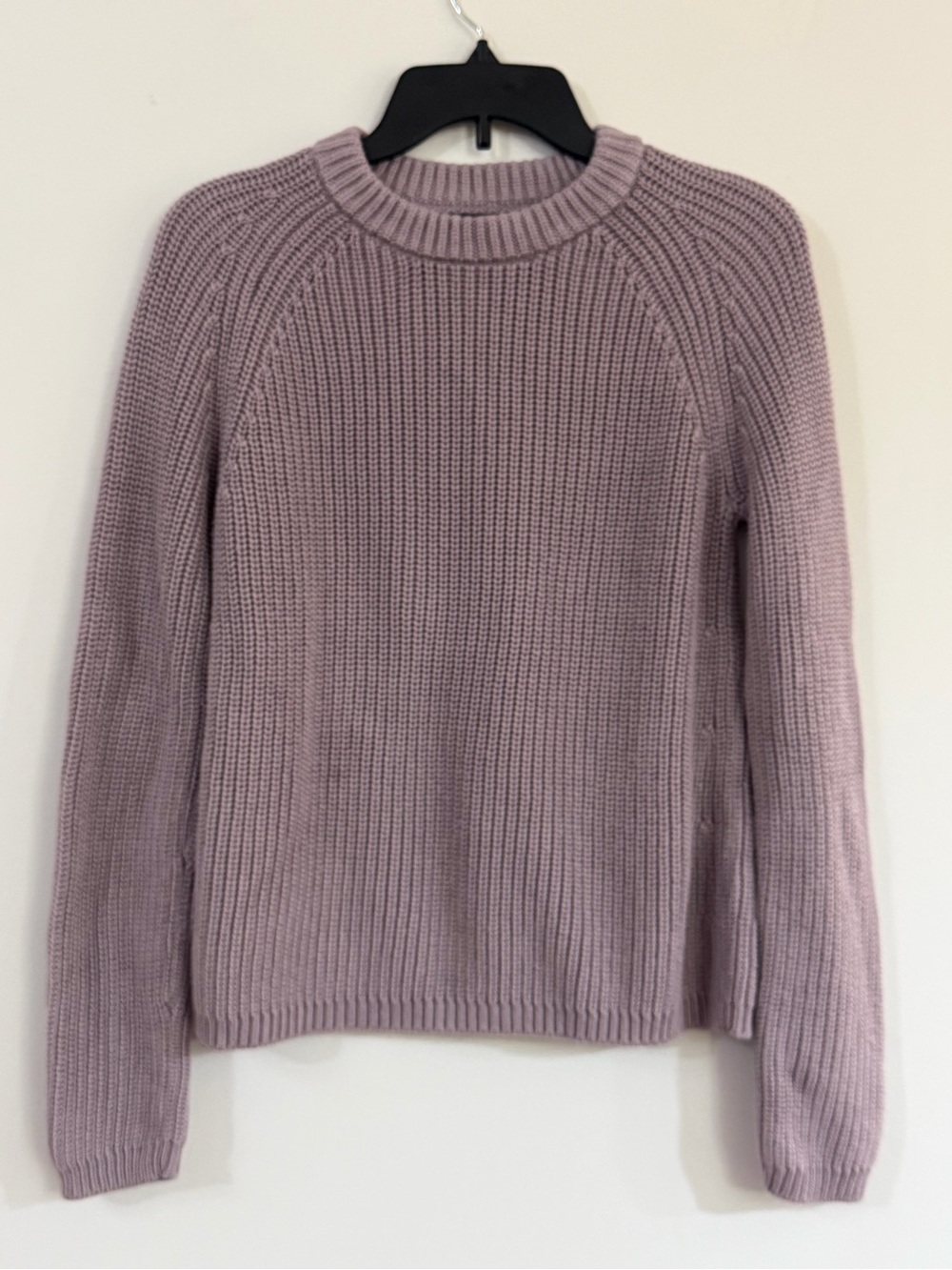 Quince Women's XS 100% Organic Cotton Fisherman Crew Sweater Vintage Rose Office - Picture 3 of 10